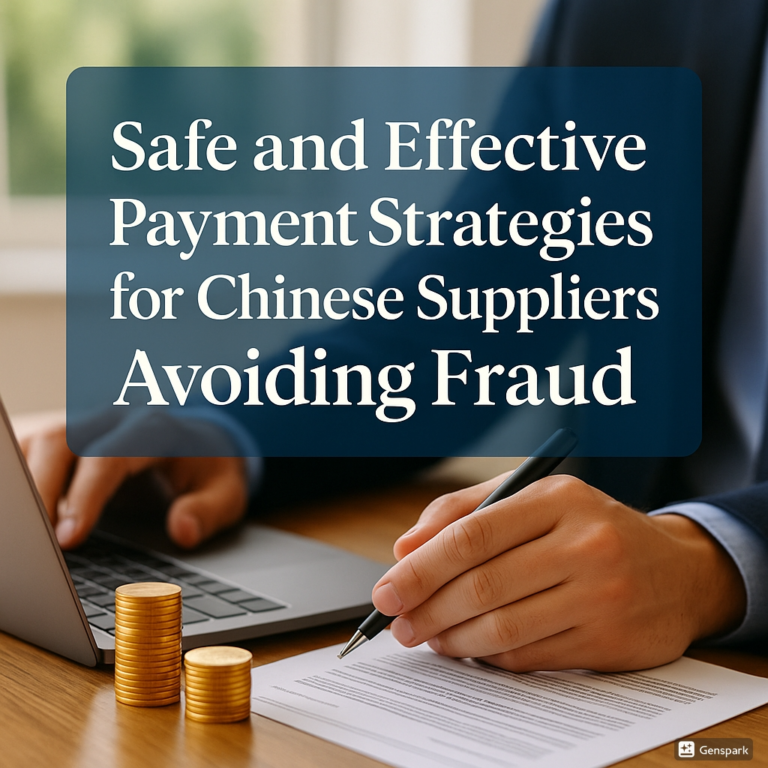 Safe and Effective Payment Strategies for Chinese Suppliers: Avoiding Fraud